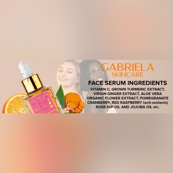 Gabriela SkinCare  Face Serum  Vitamin C  & Turmeric Extract - Picture 5 of 5